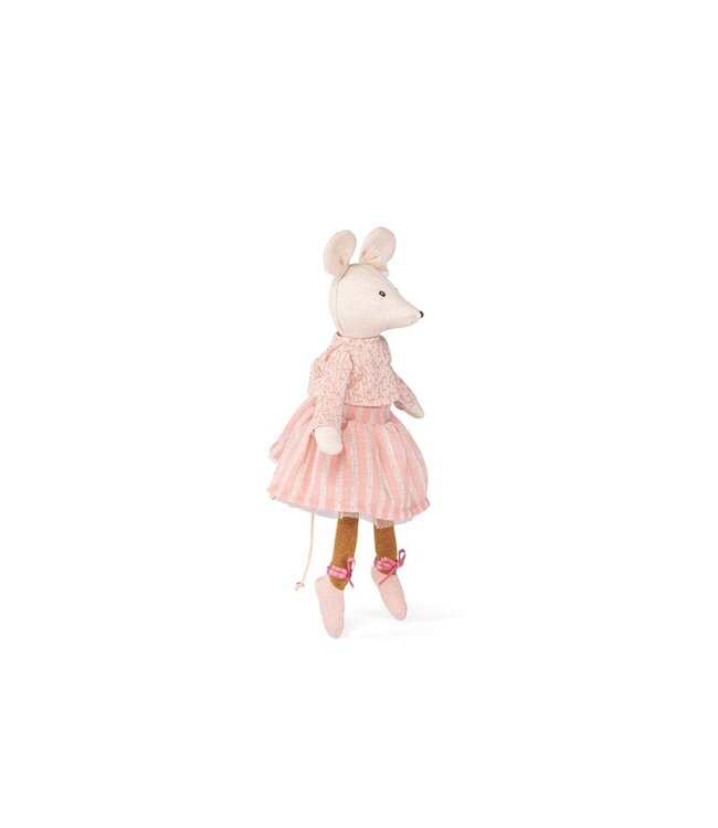 Moulin Roty Stofftier kleine Maus Rose