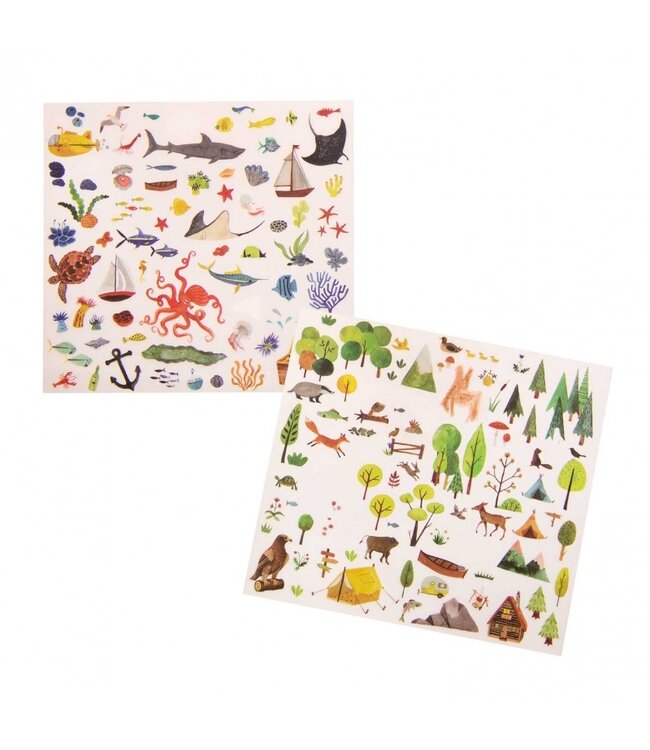 Moulin Roty Rubbelbilder Forscher