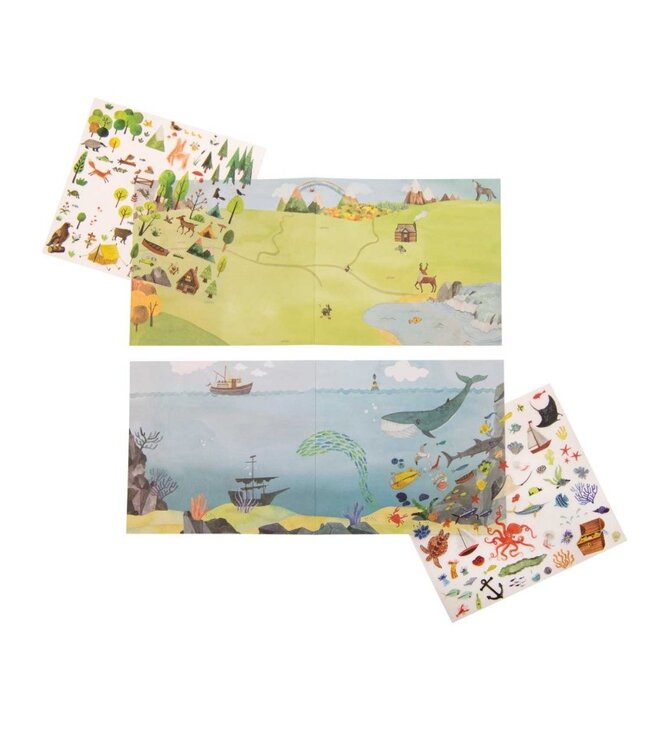 Moulin Roty Rubbelbilder Forscher