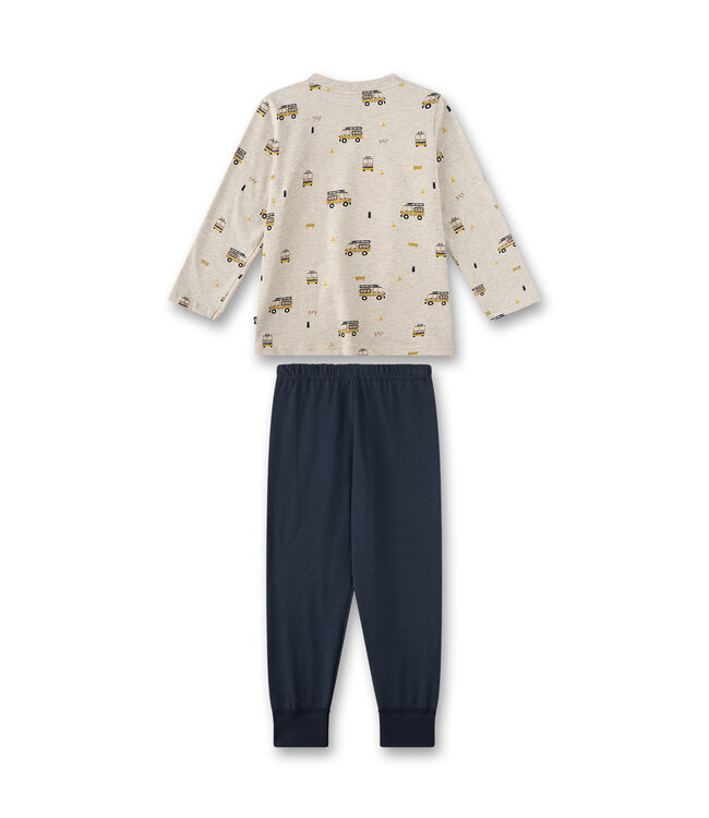 Sanetta Jungen Schlafanzug Firetruck Allover