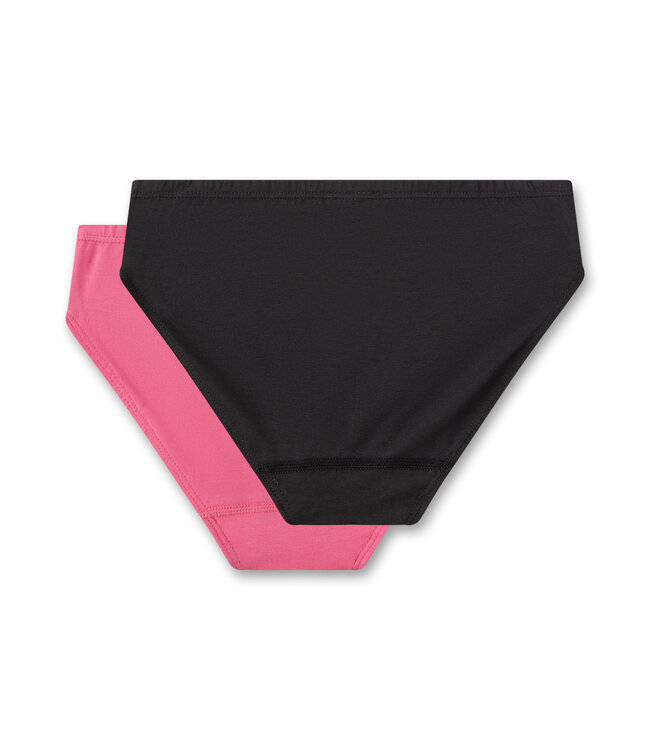 Sanetta Mädchen-Rioslip (Doppelpack) pink & black