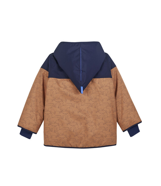 Finkid reflektierende Winterjacke Koira Ice almond/navy