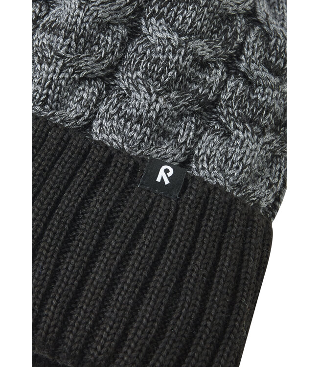 Reima Kinder Wollmütze Routii Black