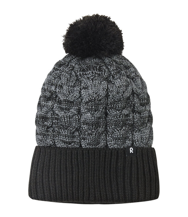 Reima Kinder Wollmütze Routii Black