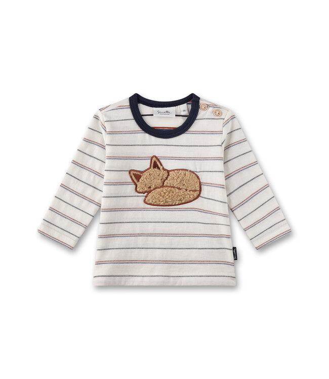 Sanetta Fiftyseven Baby Jungen Shirt Fuchs Ringel