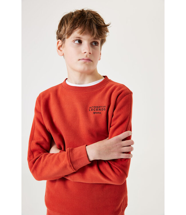 Garcia Jungen Pullover rot