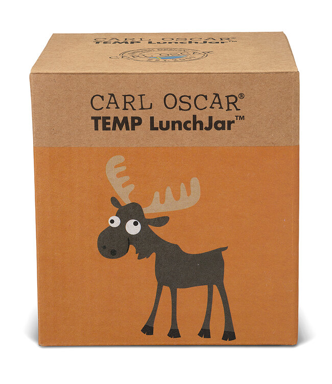 Carl Oscar Brotdose Edelstahl TEMP LunchJar™ Elch 0,5l