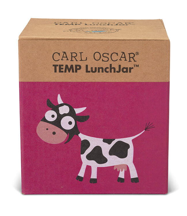 Carl Oscar Brotdose Edelstahl TEMP LunchJar™ Kuh 0,5l