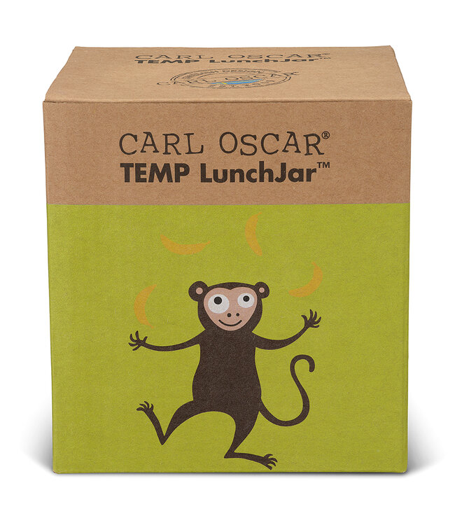 Carl Oscar Brotdose Edelstahl TEMP LunchJar™ Affe 0,5l