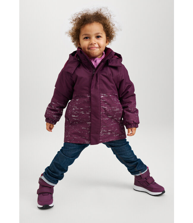 Reima tec Mädchen Winterjacke Hohtava Deep purple