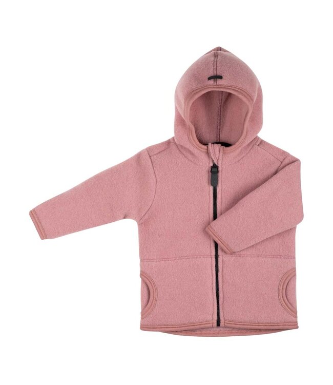 Pure Pure Kinder Merino Fleecejacke shadow-rose