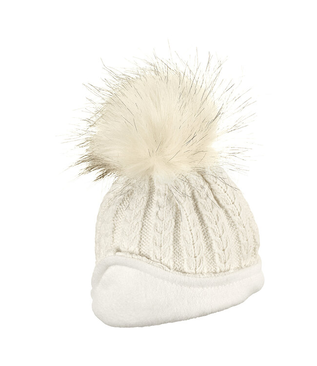 Sterntaler Kleinkinder Strickmütze ecru