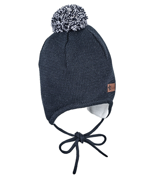 Sterntaler Kleinkinder Strickmütze marine
