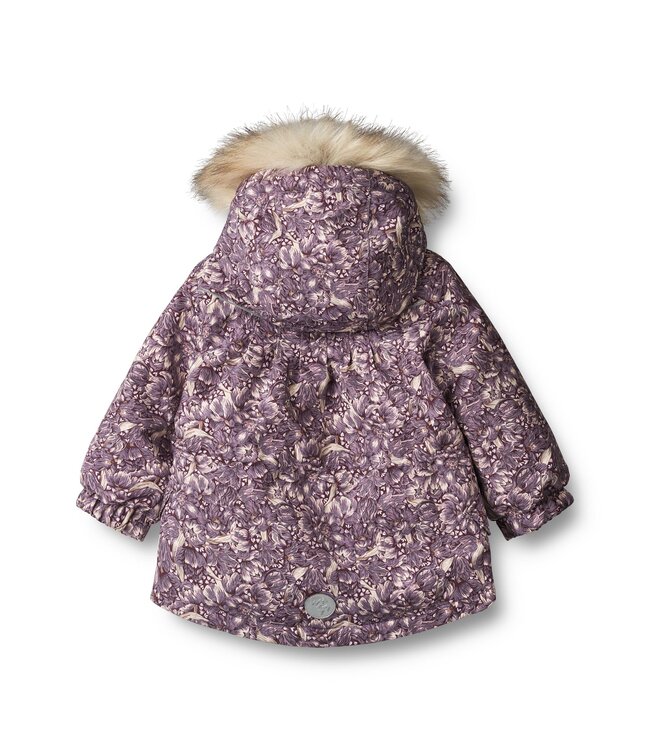 Wheat Kleinkinder Winterjacke Mathilde purple tulips