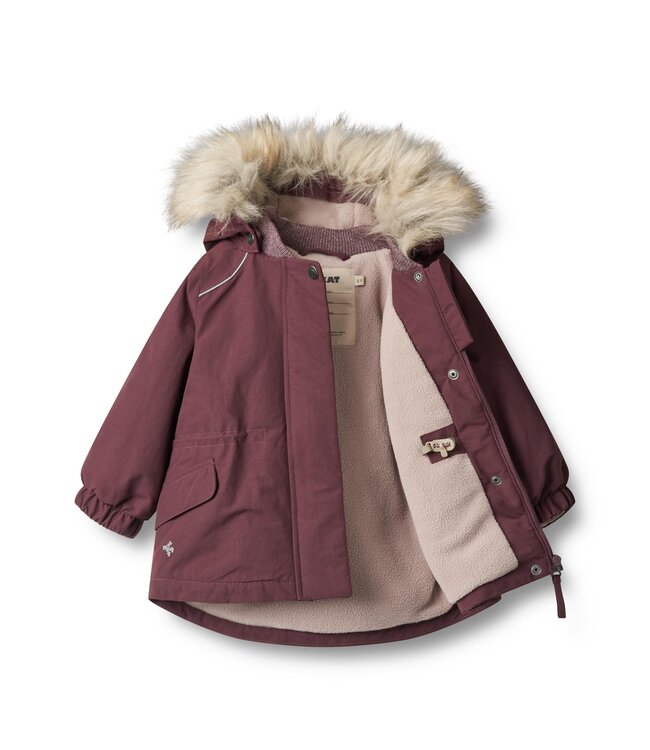 Wheat Kleinkinder Winterjacke Mathilde purple dawn