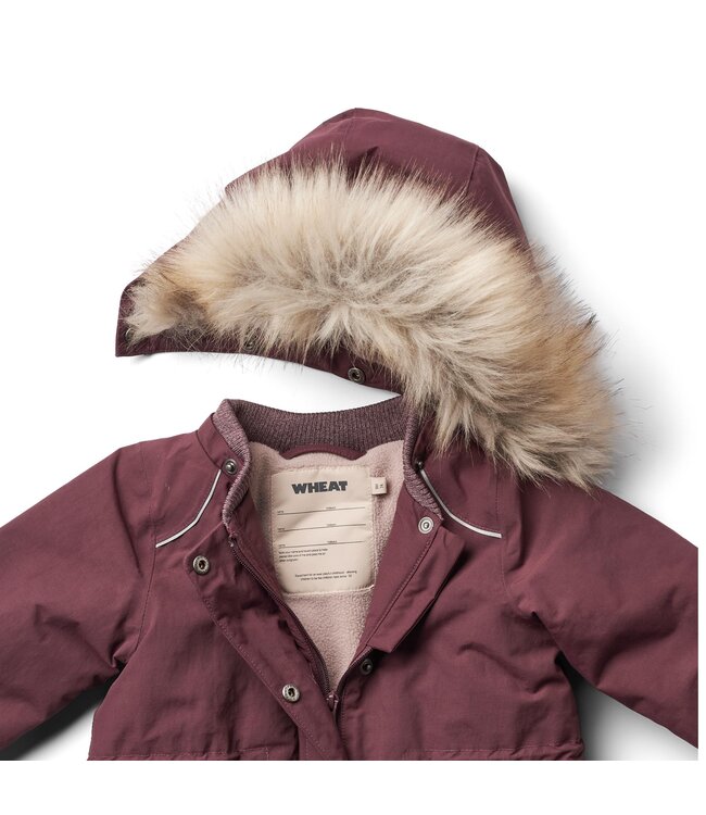 Wheat Kleinkinder Winterjacke Mathilde purple dawn