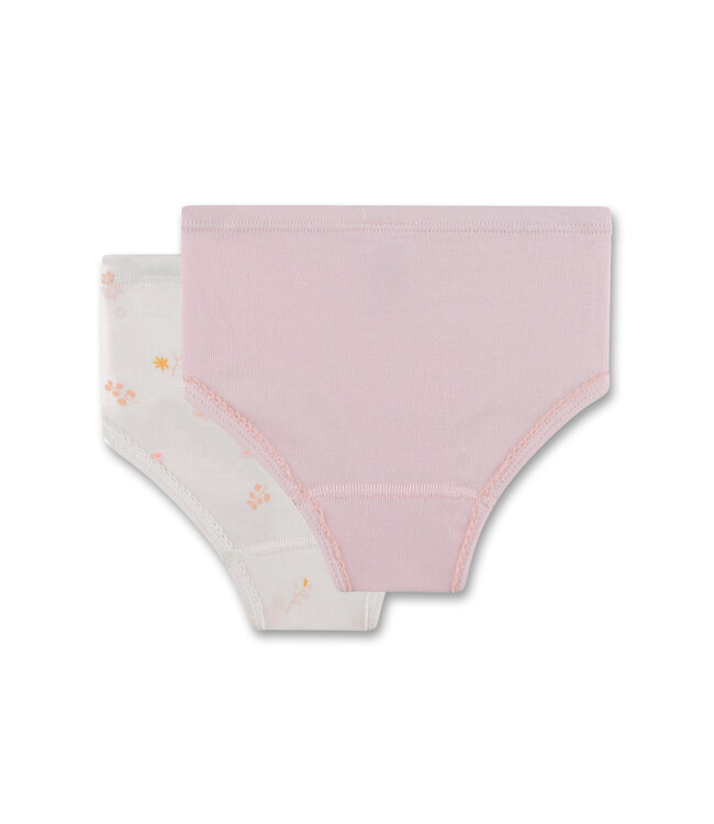 Sanetta Mädchen-Slips (Doppelpack) Blumen