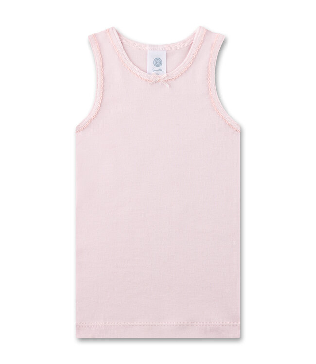 Sanetta Mädchen-Unterhemd (Doppelpack) Blumen