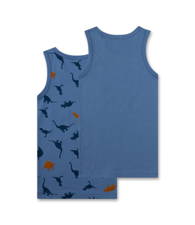 Sanetta Jungen-Unterhemd (Doppelpack) Dino