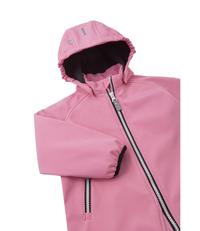 Reima Kleinkinder Softshell Overall Mjosa Sunset Pink
