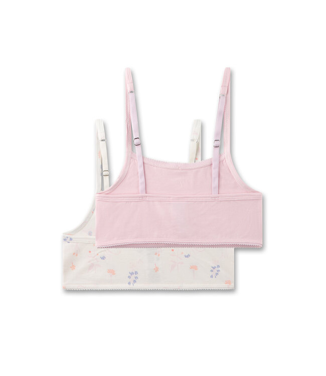 Sanetta Mädchen-Bustier (Doppelpack) Blumen