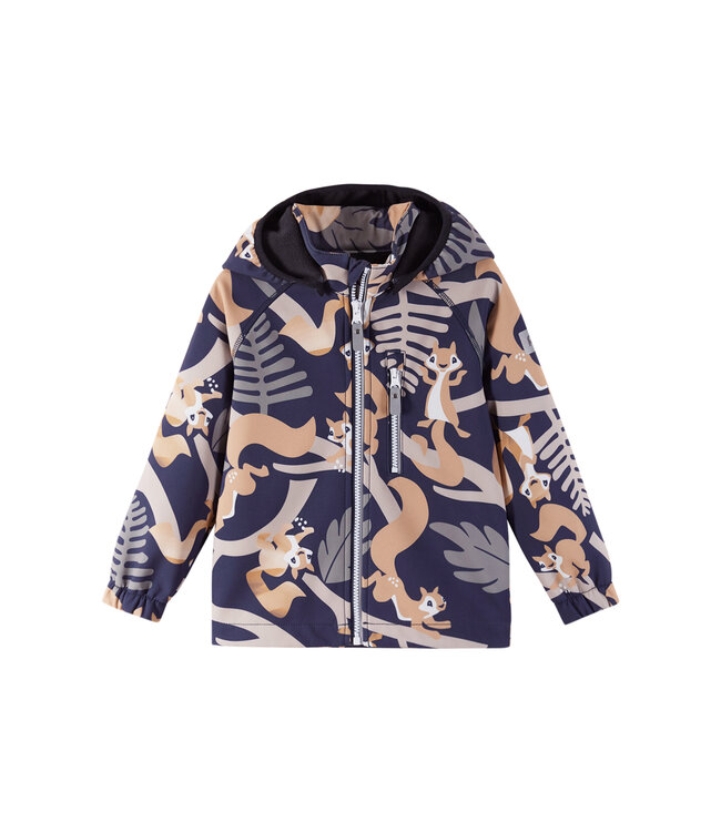 Reima Kinder Softshell Jacke Vantti Navy print
