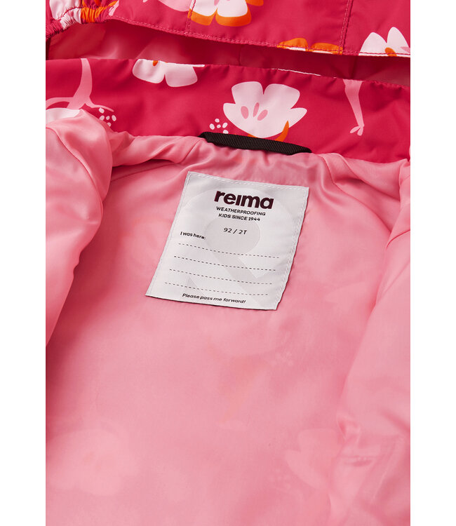 Reima tec Kleinkinder Regenjacke Hete Bright Berry