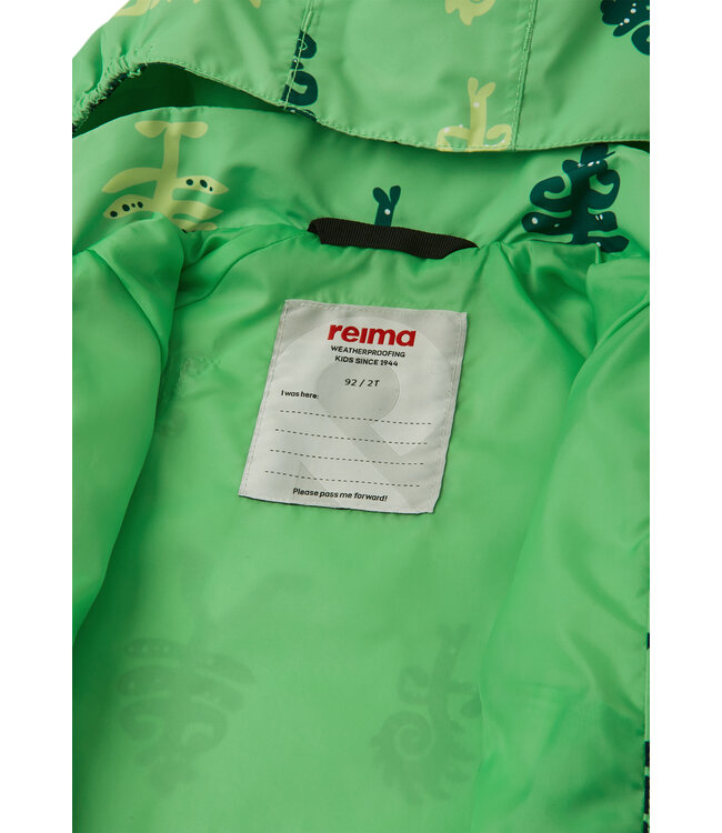 Reima tec Kleinkinder Regenjacke Hete Summer green