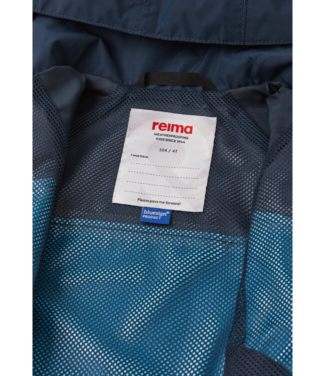 Reima tec Kinder Regenjacke Tuulela Turquoise Blue
