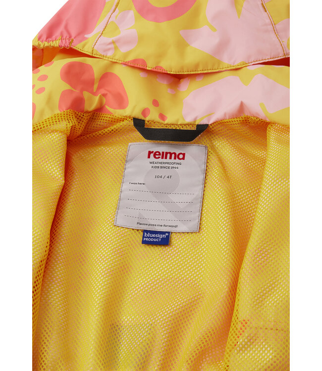 Reima tec Kinder Regenjacke Toimela Clear Yellow