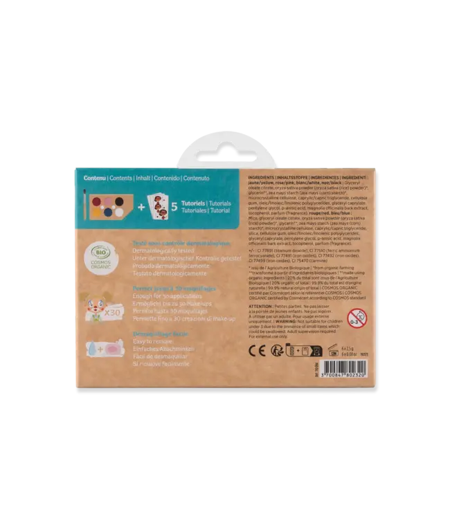 Namaki Schminkpalette für Kinder Regenbogen