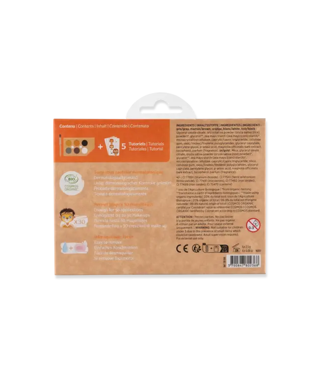 Namaki Schminkpalette für Kinder Wilde Safari