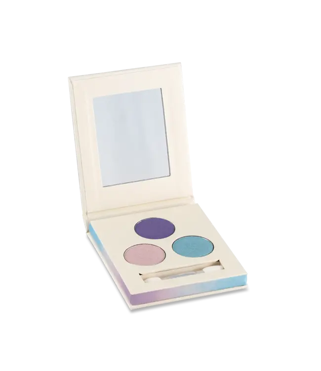 Namaki Glitzer-Kosmetiktasche für Kinder Blauer Fuchs