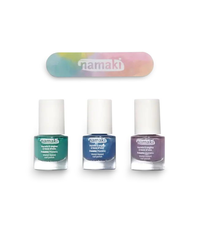 Namaki Kindernagellack 3er Set Nordlicht