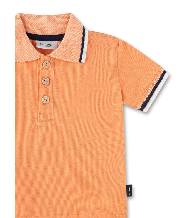 Sanetta Fiftyseven Baby Jungen Poloshirt orange