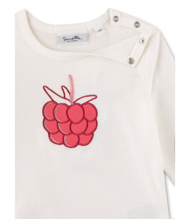 Sanetta Fiftyseven Baby Mädchen Langarmshirt Himbeere