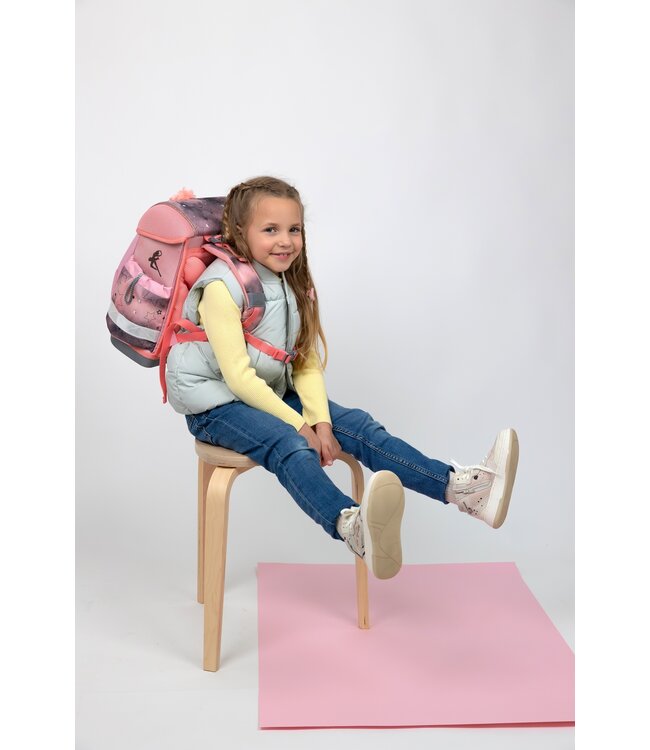 Belmil CLASSY Schulrucksack-Set Rose Ballet