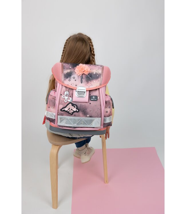 Belmil CLASSY Schulrucksack-Set Rose Ballet