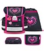 Belmil CLASSY Schulrucksack-Set Dark Pinky