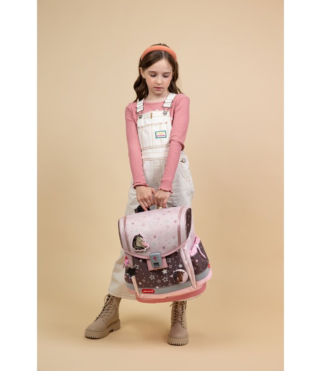 Belmil CLASSY Plus Schulrucksack-Set Champion Horses