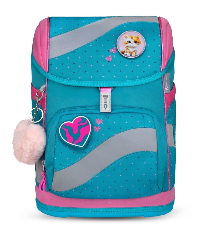 Belmil SMARTY Schulrucksack-Set Hearts and Dots