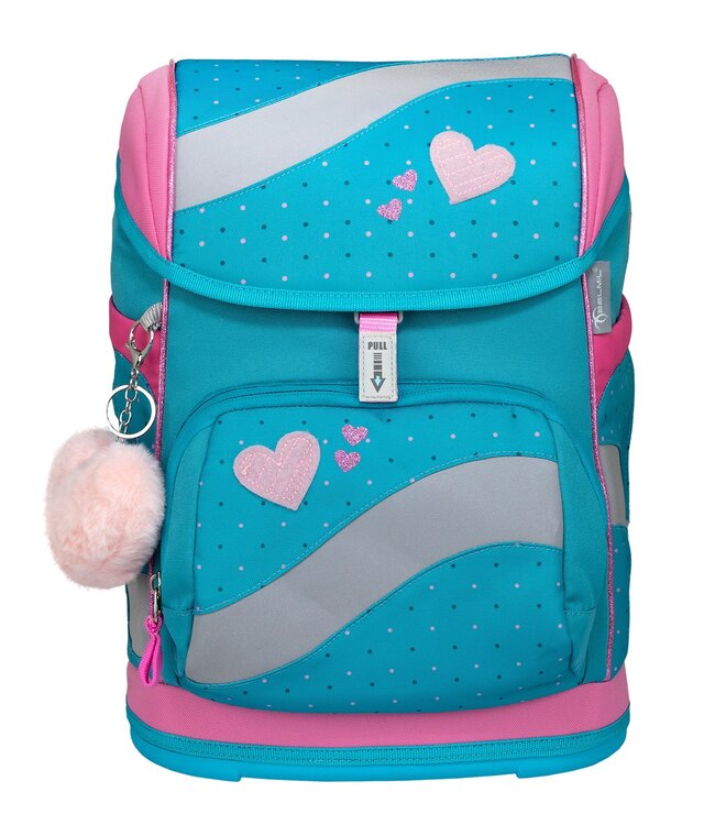 Belmil SMARTY Schulrucksack-Set Hearts and Dots
