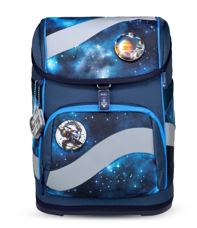 Belmil SMARTY Schulrucksack-Set Galaxy Light