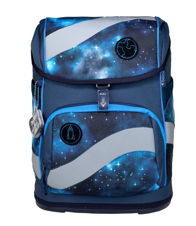 Belmil SMARTY Schulrucksack-Set Galaxy Light