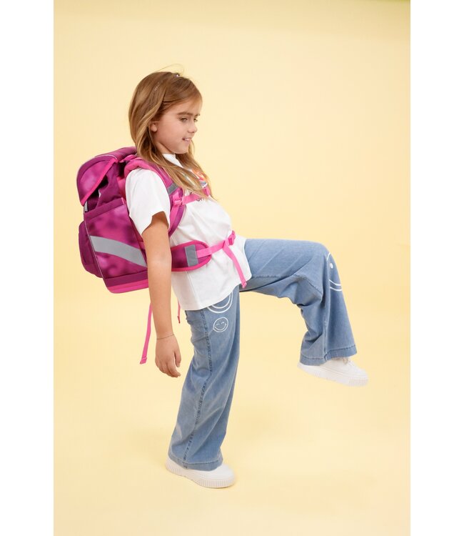 Belmil MOTION Schulrucksack-Set Shiny Pink