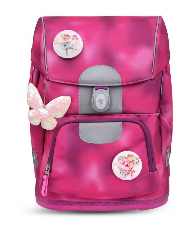 Belmil MOTION Schulrucksack-Set Shiny Pink