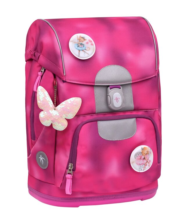 Belmil MOTION Schulrucksack-Set Shiny Pink