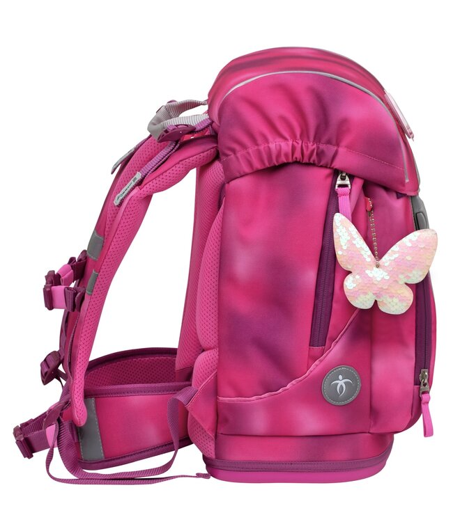Belmil MOTION Schulrucksack-Set Shiny Pink