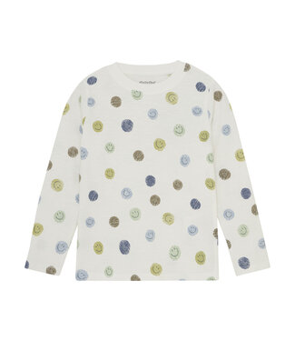 Minymo Langarmshirt Marshmallow White