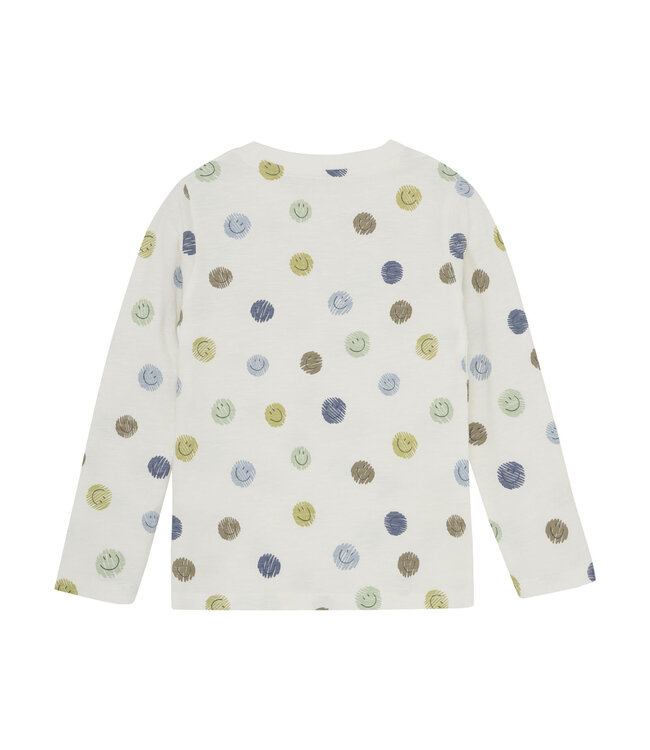 Minymo Langarmshirt Marshmallow White